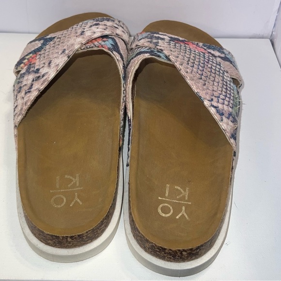 ♦️ YOKI brand flatform sandals, Free People Sidelines Flat form Size 9. Used - Picture 4 of 5
